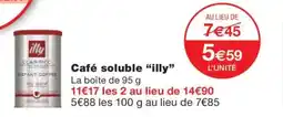 Monoprix ILLY Café soluble offre