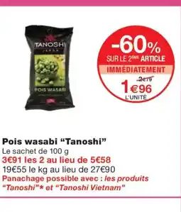 Monoprix TANOSHI Pois wasabi offre