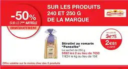 Monoprix PANEALBA Stiratini au romarin offre