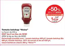 Monoprix HEINZ Tomato ketchup offre