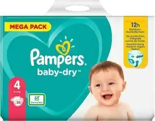Match Pampers baby dry couches offre
