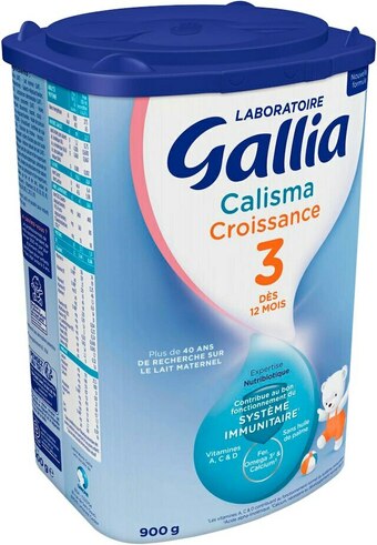 Match Gallia lait de croissance en poudre offre