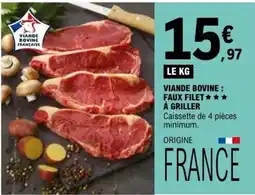 E.Leclerc VIANDE BOVINE : FAUX FILET offre