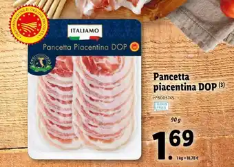 Lidl Pancetta piacentina DOP offre