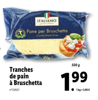 Lidl Tranches de pain à Bruschetta offre