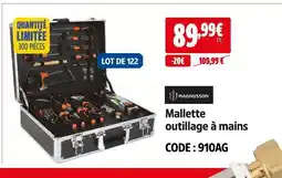 Screwfix Magnusson mallette outillage à mains offre
