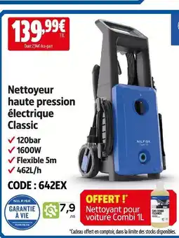 Screwfix Nilfisk nettoyeur haute pression électrique classic offre