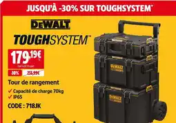 Screwfix Dewalt toughsystem tour de rangement offre