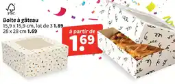 Wibra Boîte à gâteau offre