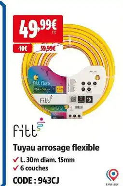 Screwfix Fitt tuyau arrosage flexible offre