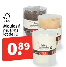 Wibra Wibra moules à muffins offre