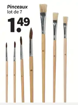Wibra Pinceaux offre
