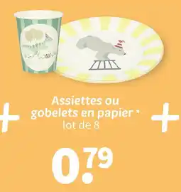 Wibra Assiettes en papier offre