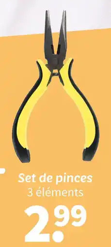Wibra Set de pinces offre
