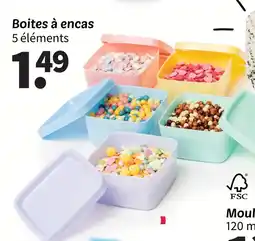 Wibra Boites à encas offre