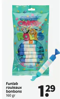 Wibra Funlab rouleaux bonbons offre