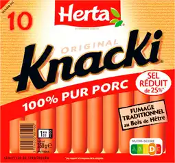 Auchan Herta knacki original herta offre
