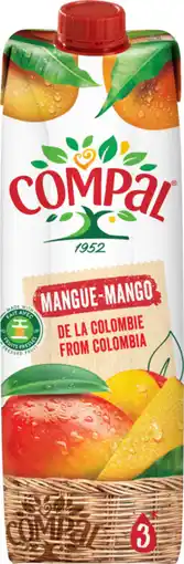 Auchan Compal nectar de mangue compal offre