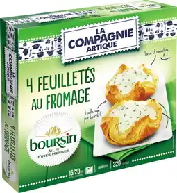 Auchan La compagnie artique feuilletés au fromage boursin la compagnie artique offre