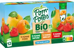 Auchan Pom potes compotes pom'potes bio multivariétés offre