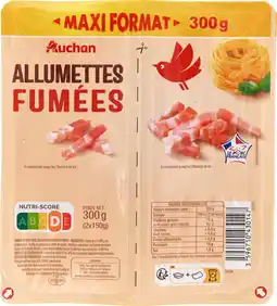 Auchan Auchan allumettes fumées auchan offre