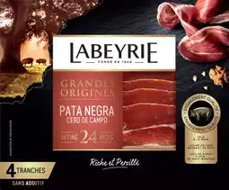 Auchan Labeyrie jambon ibérique pata negra labeyrie offre