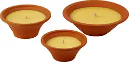 Auchan Sansmarque vasque bougie citronnelle offre