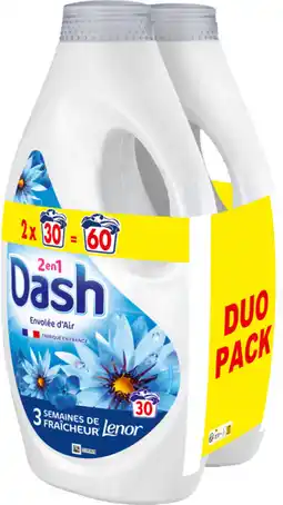 Auchan Dash lessive liquide 2 en 1 dash offre