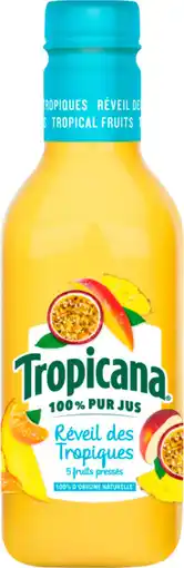 Auchan Tropicana pur jus réveil des tropiques tropicana offre