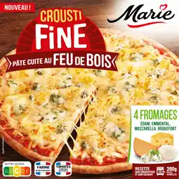 Auchan Marie pizza croustifine 4 fromages marie offre