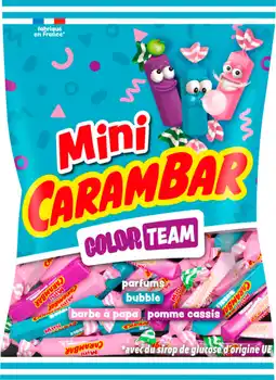 Auchan Carambar bonbons mini color multigoûts carambar offre