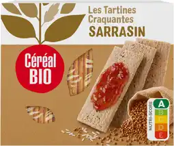 Auchan Cereal bio tartines bio craquantes sarrasin céréal bio offre