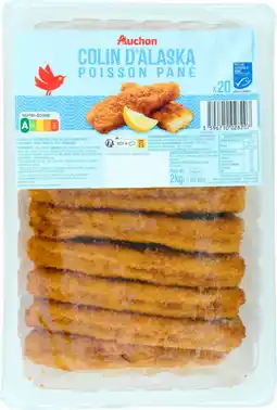 Auchan Auchan colin d'alaska poisson pané auchan offre