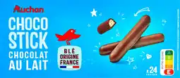 Auchan Auchan choco stick au chocolat au lait auchan offre