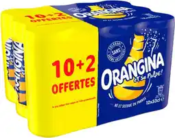 Auchan Orangina orangina jaune canettes offre