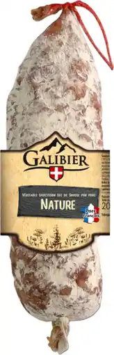 Auchan Henri raffin saucisson sec le galibier offre