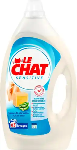Auchan Le chat lessive sensitive le chat offre