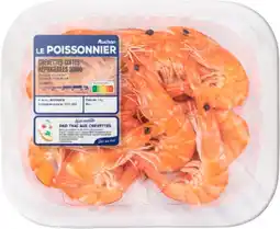 Auchan Auchan crevettes entières cuites réfrigérées offre