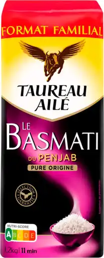 Auchan Taureau aile riz basmati du penjab taureau ailé offre
