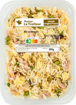 Auchan Auchan riz cantonnais auchan le traiteur offre