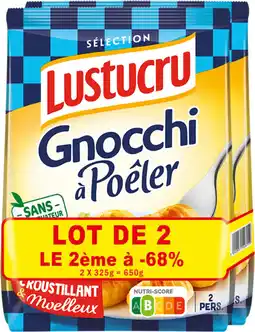 Auchan Lustucru gnocchi à pôeler lustucru offre