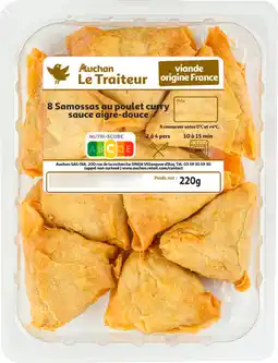 Auchan Auchan 8 samossas auchan le traiteur offre
