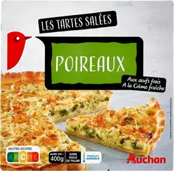 Auchan Auchan tarte aux poireaux surgelée auchan offre