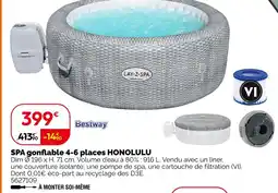 Weldom Bestway spa gonflable 4-6 places honolulu offre