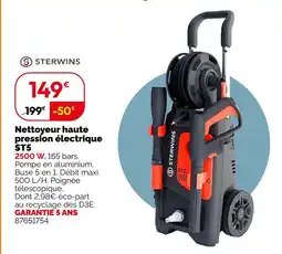 Weldom Sterwins nettoyeur haute pression électrique st5 offre