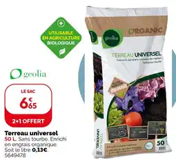Weldom Geolia terreau universel offre