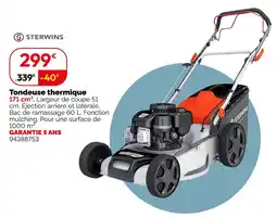 Weldom Sterwins tondeuse thermique offre