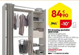 Weldom Kit dressing ajustable new star offre