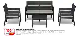 Weldom Salon bas de jardin panka offre