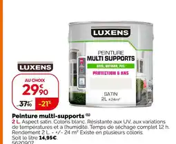Weldom Luxens peinture multi-supports offre
